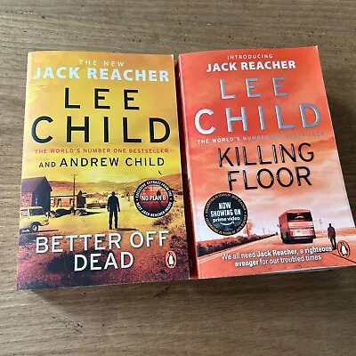 2 X Lee Child Killing Floor: (Jack Reacher 1) Paperbacks Gf6 • $29.95