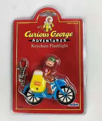 Curious George Adventures Keychain Flashlight New Sealed 2000 Toy Quest • $24.98