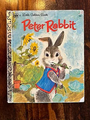 The Tale Of Peter Rabbit By Beatrix Potter- A Little Golden Book - Vintage 1972 • $3