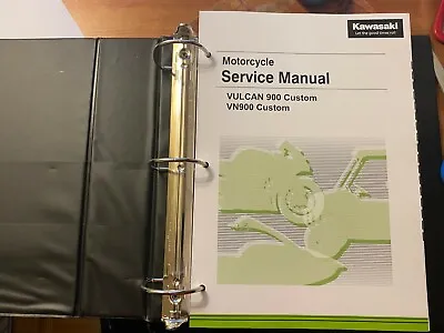 Used Genuine OEM Kawasaki Vulcan 900 Custom VN900 Service Shop Repair Manual • $29.99