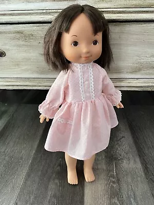 My Friend Jenny Doll Fisher Price Original Flocked Pink Dress 16 Inches (*11) • $14.50