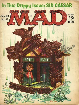 MAD MAGAZINE #55 - June 1960 - WALLY WOOD JOE ORLANDO MORT DRUCKER DON MARTIN • $10.98