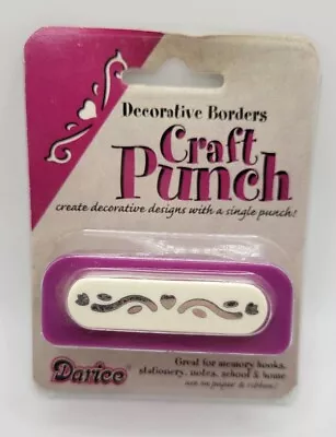 Vintage DARICE Decorative Border Punch Heart Filigree Sealed  • $12.95