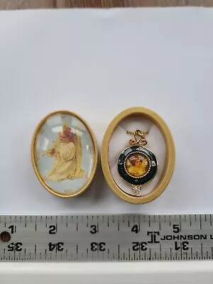 Avon Raphael Angel Locket With Trinket Box #1186 • $10