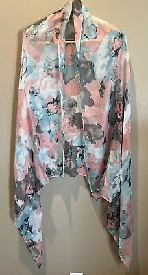 Long Sheer Pastel Scarf/Wrap 70x30” FREE SHIPPING. BUY 2 GET 1 FREE • $12