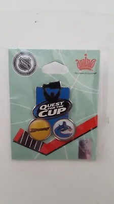 NHL Anaheim Ducks Vs Vancouver Canucks Quest For The Cup Hockey Collector Pin • $5.14