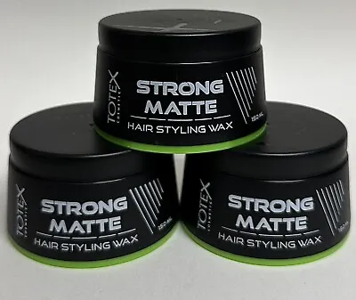 Totex Hair Styling Wax | Strong Matte | Strong Hold | 150 Ml ( Pack Of 3) • £11.99