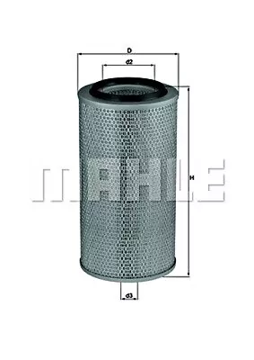 MAHLE Air Filter For DAF MERCEDES MAN IVECO INTERNATIONAL HARV. FENDT 95 645372 • $31.55