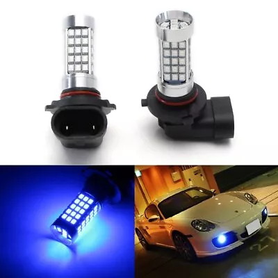 20000K Deep Blue 9145 9140 H10 9005 68-SMD LED Fog Light Lamp Bulbs X 2 Piece • $23.39