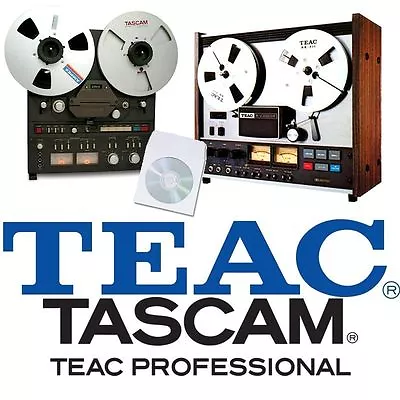 Teac Tascam Tape Recorder Reel To Reel Deck User Service Instruction Manual Cdr • $20.44