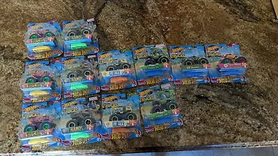 Lot Of 12 Hot Wheels Monster Trucks - Duplicates - See Pictures - Please Read • $333.88