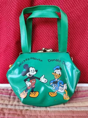 Vintage Mickey Mouse And Donald Duck Purse 1970's • $10