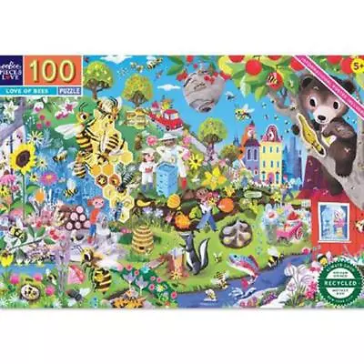 Love Of Bees Jigsaw Puzzle 100 Piece - EeBoo • $35.65