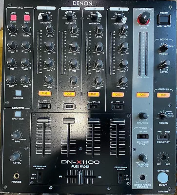 Denon Mixer DNX1100 4 Channel 8 Inputs Digital Mixer • £125