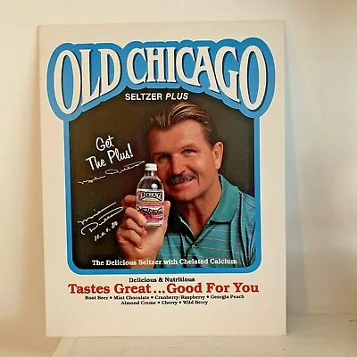 Mike Ditka Chicago Bears HOF Signed 12 X 16 Counter Display Ad Autographed • $69.95