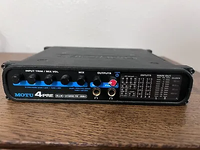 MOTU 4PRE 6X8 USB & Firewire Interface W/ USB And Original Power Supply • $150