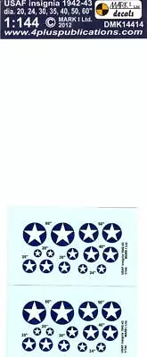 Mark I Decals 1/144 U.S. AIR FORCE WORLD WAR II INSIGNIA 1942-1943 • $3.99