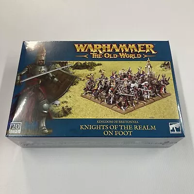 Bretonnian Knights Of The Realm On Foot | Warhammer The Old World Minis • £27