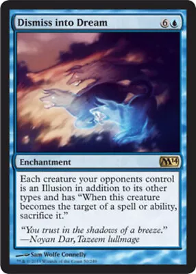 MTG Dismiss Into Dream - Foil Magic 2014 Moderately Played English • $2.39