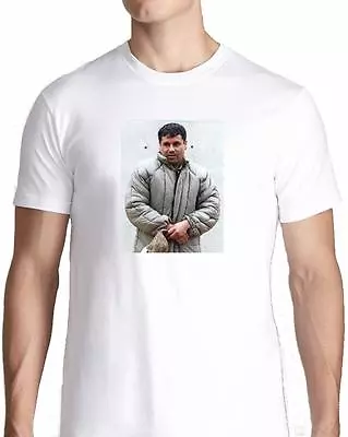 EL CHAPO MUGSHOT T-SHIRT TEE PICTURE PHOTO Sinaloa Mexican Drug Cartel Boss 2236 • $21.99