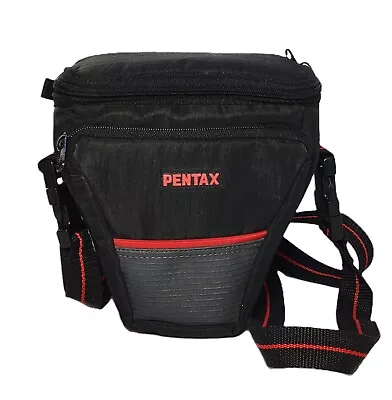 Vintage Pentax DSLR Camera Case Bag Adjustable Shoulder Strap Black • $17.91