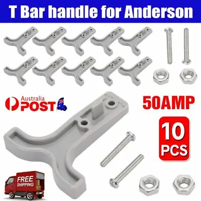 $11.25 • Buy 10PCS Grey T Bar Handle For Anderson Style Plug Connectors Tool 50AMP 12-24V