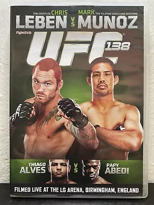 UFC 138: Leben Vs Munoz DVD (MMA 2011) • $9.99