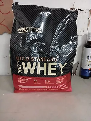 Optimum Nutrition 100 Whey Gold Standard Delicious Strawberry 10 Pound May Vary • $45