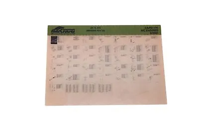 Mercruiser DP031-84 2001 D1.7L DTI Parts Catalog Microfiche • $11.08