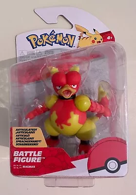 NIB Jazwares Pokemon Battle Magmar Articulated Action Figure Toy 3  • $24.95