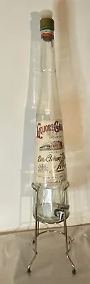 LIQUORE GALLIANO Glass Liquor Bottle 1 Gallon Spigot Spout Vintage Large Glass • $107.06