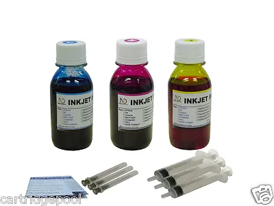 4oz Color Refill Ink For Canon CL-241 PIXMA MX372 MX392 MX432 MX439 MX452 MX459 • $15.49