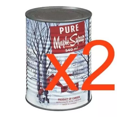 Decacer Pure Maple Syrup From Canada #1 Grade A 2 18.3oz Cans • $26.09