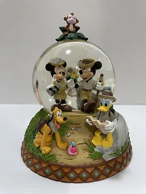 Disney Resort Shanghai Safari Mickey Minnie Donald Pluto Goofy Snowglobe • $32.80