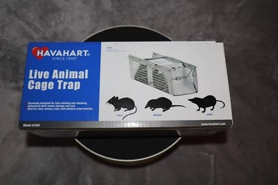 $19.99 • Buy #1020 HAVAHART Live Small Animal Trap 10  Steel Cage Mice Moles Voles Shrew NEW!