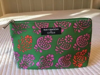 Marimekko For Clinique Designer Cosmetic Makeup Bag   NEW • $10.99