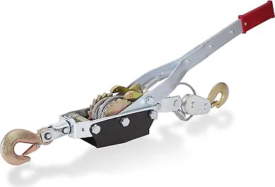 4 TON WINCH Dual Gear Power Ratcheting Pull System Heavy Duty Come-Along Tool • $39.99