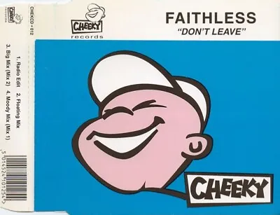 Faithless Don't Leave 4 Track Cd Single Original Release • £3.99