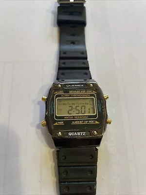 Vintage Quemex ~ 80’s Digital Quartz Chronograph/Alarm Watch • $25