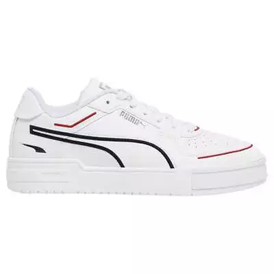 Puma Ca Pro Embroidered Lace Up  Mens White Sneakers Casual Shoes 381055-01 • $34.99