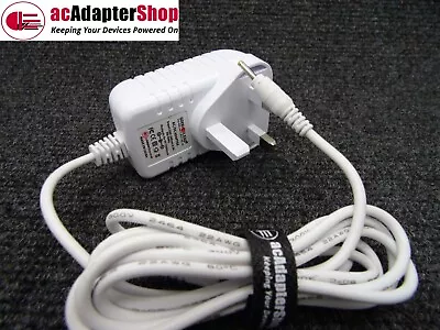 Replacement White 6V ACDC Adapter Charger For MBP36 Baby Monitor Parents Unit • £11.99