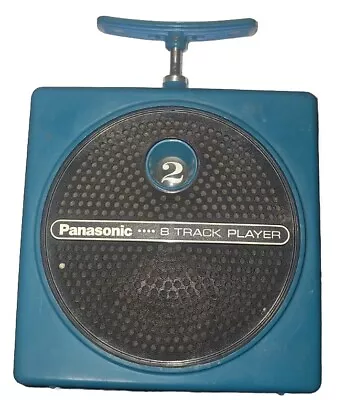 Panasonic RQ-830S Blue TNT Dynamite Plunger Portable 8-Track Player • £115.65