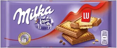 Milka LU Biscuit Chocolate Bars 3.5 Oz / 100 Gr (Pack Of 10) • $29.99