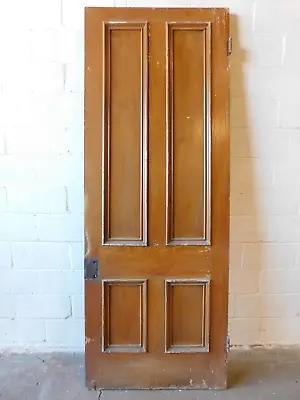 1800's Antique ENTRY DOOR Original ITALIANATE Style Four Panel Tall ORNATE • $364.95