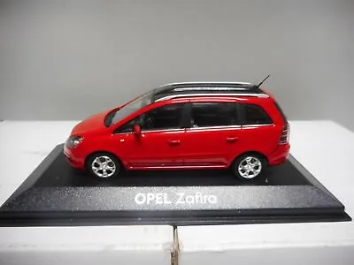 $18.24 • Buy Opel Zafira B (w/panorama Roof) Red Dealer Minichamps 1:43