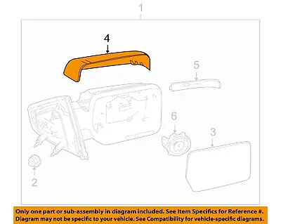FORD OEM F-150 Door Side Rear View-Mirror Cover Cap Trim Right 9L3Z17D742AA • $42.11
