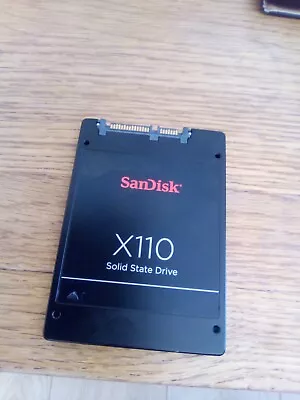 128GB SSD Sandisk X110 SSD SD6SB1M-128G 128GB SATA 6G 2.5” 7mm Solid State Drive • £9