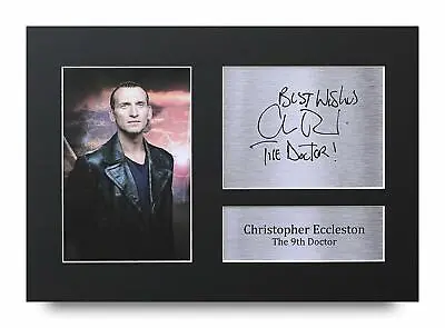 £11.99 • Buy Christopher Eccleston Signed Pre Printed Autograph A4 Photo Gift For Dr Who Fan