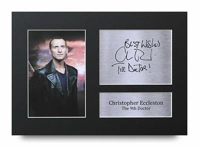 £11.99 • Buy Christopher Eccleston Signed Pre Printed Autograph A4 Photo Gift For Dr Who Fan