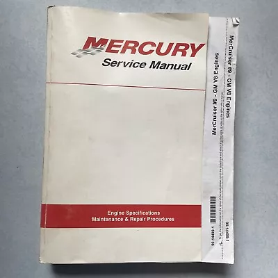 Mercury Marine MerCruiser #9 GM V8 Engines Service Manual P/N 90-14499-1 • $31.68